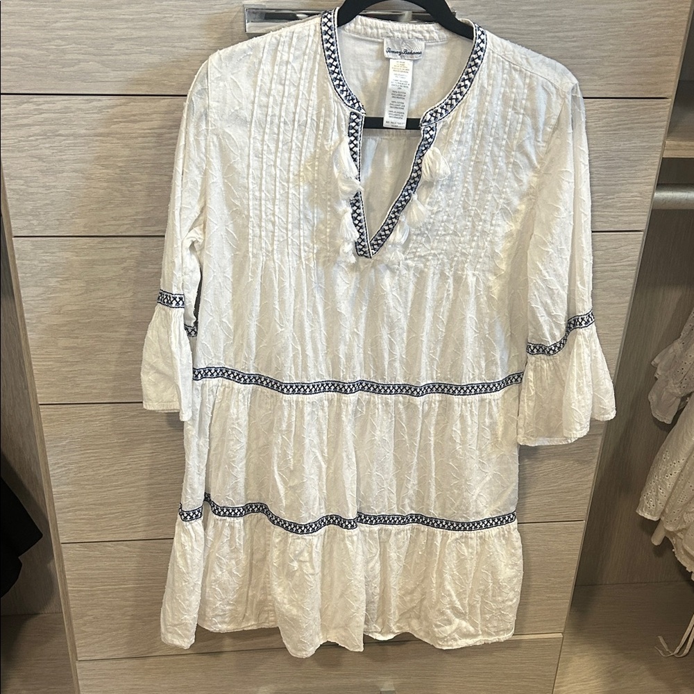 Tommy Bahama White and Blue Swim Cover Up / Dress